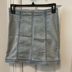 Free People Denim Skirt
